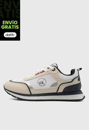 Tenis Blanco-Azul Navy-Beige Royal County of Berkshire Polo Club