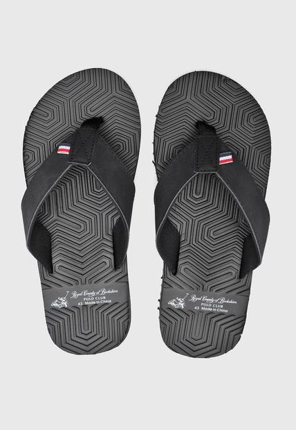 Sandalias Flip Flop Royal County of Berkshire Polo Negro