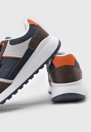 Tenis Lifestyle Azul-Gris-Café Royal County of Berkshire Polo Club