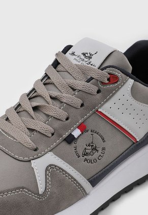 Tenis Lifestyle Gris-Blanco-Negro Royal County of Berkshire Polo Club