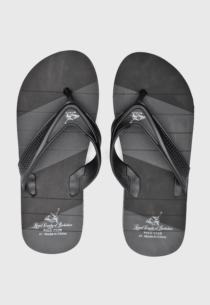 Sandalias Flip Flop Royal County of Berkshire Polo Negro
