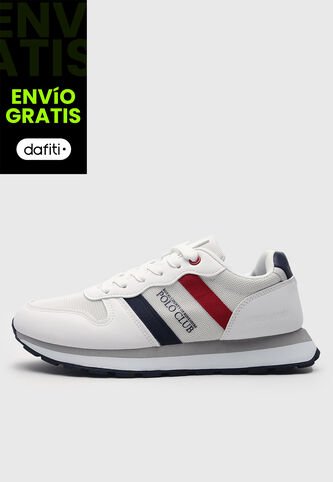 Tenis Lifestyle Blanco-Azul-Rojo Royal County of Berkshire Polo Club Royal County of Berkshire Polo