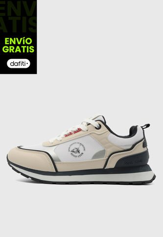 Tenis Blanco-Azul Navy-Beige Royal County of Berkshire Polo Club Royal County of Berkshire Polo