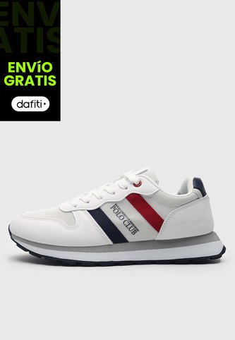 Tenis Lifestyle Blanco-Azul-Rojo Royal County of Berkshire Polo Club Royal County of Berkshire Polo