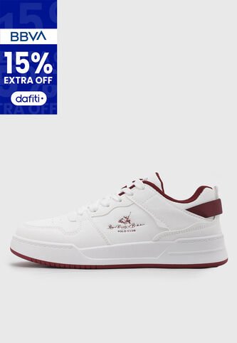 Tenis Lifestyle Blanco-Vino Royal County of Berkshire Polo Club Royal County of Berkshire Polo