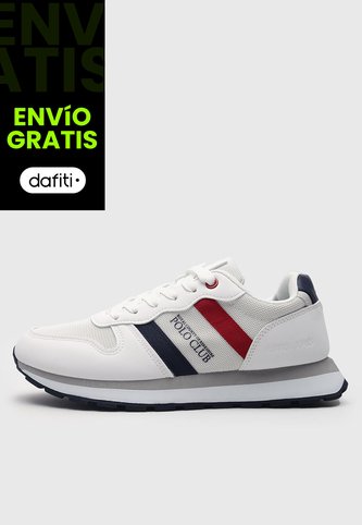 Tenis Lifestyle Blanco-Azul-Rojo Royal County of Berkshire Polo Club Royal County of Berkshire Polo