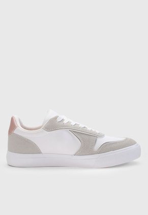 Tenis Lifestyle Blanco-Gris-Oro Rosa Royal County of Berkshire Polo Club