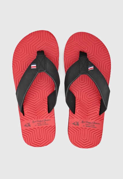 Sandalias Flip Flop Royal County of Berkshire Polo Rojo