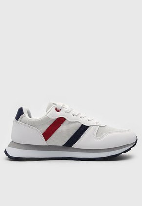 Tenis Lifestyle Blanco-Azul-Rojo Royal County of Berkshire Polo Club