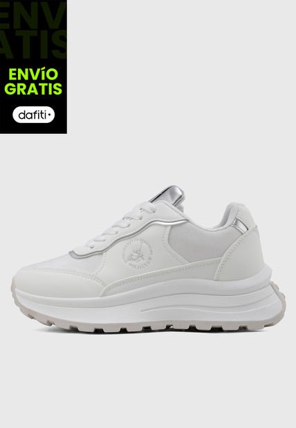 Tenis Lifestyle Blanco-Plateado Royal County of Berkshire Polo Club