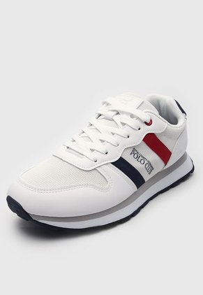 Tenis Lifestyle Blanco-Azul-Rojo Royal County of Berkshire Polo Club