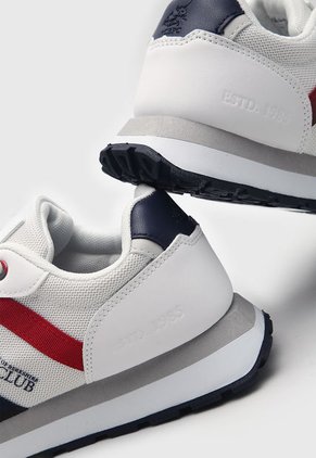 Tenis Lifestyle Blanco-Azul-Rojo Royal County of Berkshire Polo Club