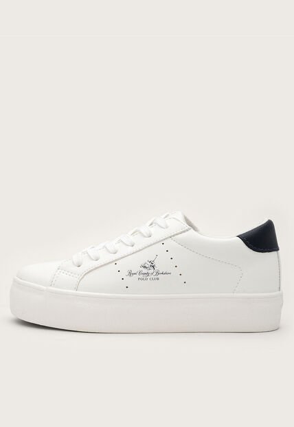 Tenis Lifestyle Blanco-Azul Navy Royal County of Berkshire Polo Club