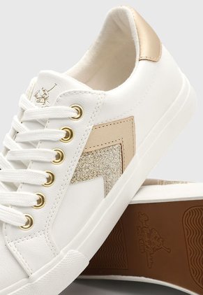 Tenis Lifestyle Blanco-Dorado Royal County of Berkshire Polo Club