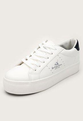 Tenis Lifestyle Blanco-Azul Navy Royal County of Berkshire Polo Club