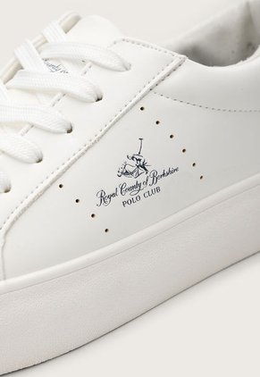 Tenis Lifestyle Blanco-Azul Navy Royal County of Berkshire Polo Club