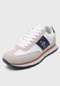 Tenis Lifestyle Blanco-Beige-Azul Royal County of Berkshire Polo Club de Royal County of Berkshire Polo