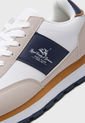 Tenis Lifestyle Blanco-Beige-Azul Royal County of Berkshire Polo Club de Royal County of Berkshire Polo