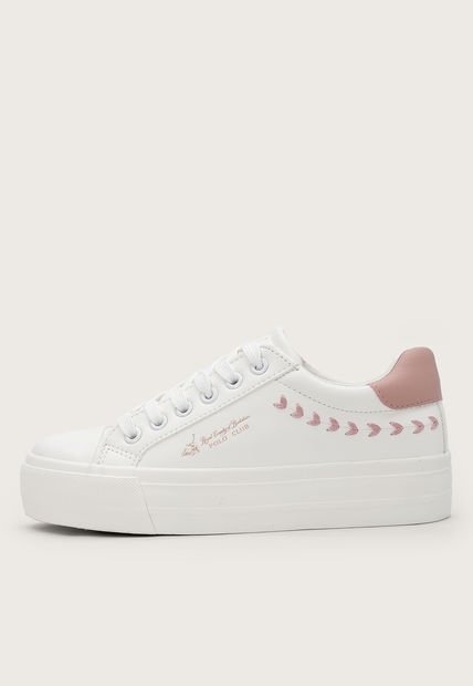 Tenis Lifestyle Blanco-Palo Rosa Royal County of Berkshire Polo Club