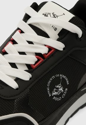 Tenis Negro-Blanco-Rojo Royal County of Berkshire Polo Club