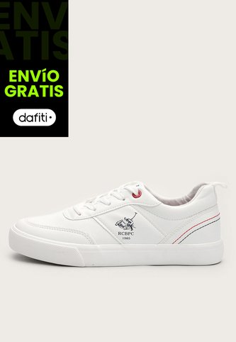 Tenis Lifestyle Blanco-Tojo-Azul Royal County of Berkshire Polo Club Royal County of Berkshire Polo