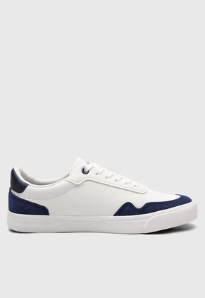 Tenis Lifestyle Blanco-Azul Navy Royal County of Berkshire Polo Club