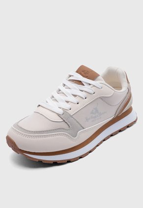 Tenis Beige-Café-Blanco Royal County of Berkshire Polo Club