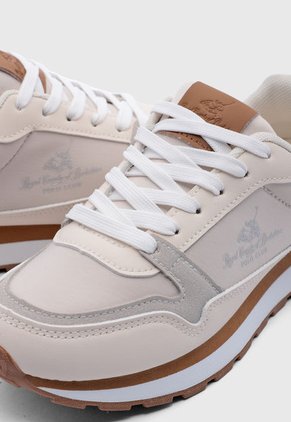 Tenis Beige-Café-Blanco Royal County of Berkshire Polo Club