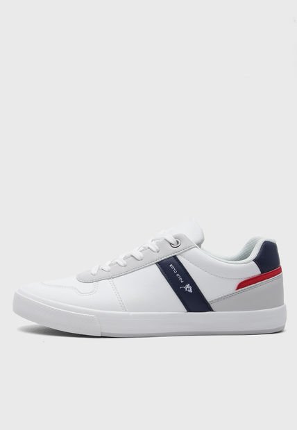 Tenis Blanco-Azul Navy-Rojo Royal County of Berkshire Polo Club