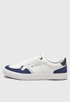 Tenis Lifestyle Blanco-Azul Navy Royal County of Berkshire Polo Club