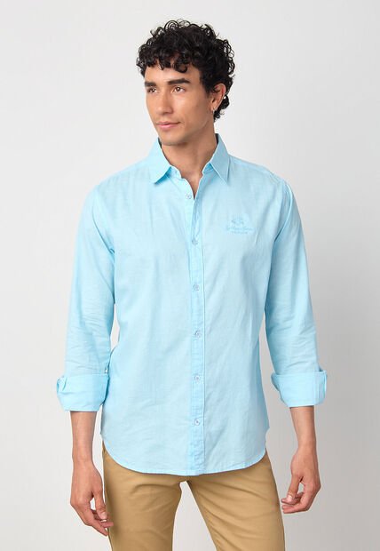Camisa Royal County of Berkshire Polo Celeste