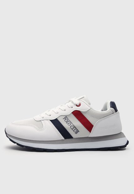 Tenis Lifestyle Blanco-Azul-Rojo Royal County of Berkshire Polo Club