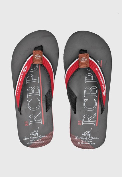 Sandalias Flip Flop Royal County of Berkshire Polo Negro