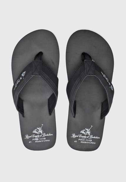 Sandalias Flip Flop Royal County of Berkshire Polo Negro