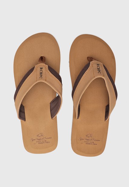 Sandalias Flip Flop Royal County of Berkshire Polo Caqui