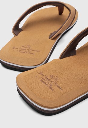 Sandalias Flip Flop Royal County of Berkshire Polo Caqui