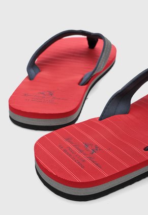 Sandalias Flip Flop Royal County of Berkshire Polo Rojo