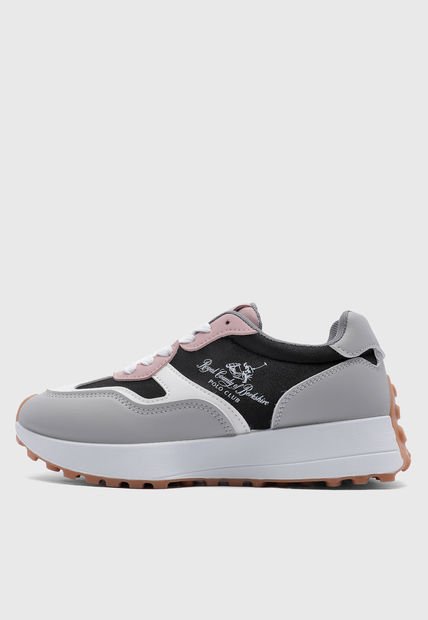 Tenis Negro-Blanco-Gris Royal County of Berkshire Polo Club