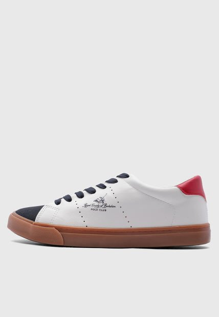 Tenis Blanco-Azul Navy-Rojo Royal County of Berkshire Polo Club