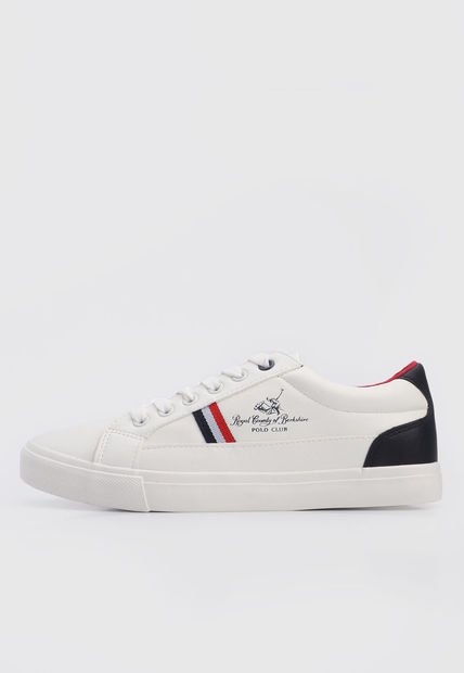 Tenis Lifestyle Blanco-Azul-Rojo Royal County of Berkshire Polo Club