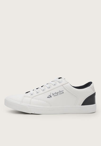 Tenis Lifestyle Blanco-Azul Navy Royal County of Berkshire Polo Club
