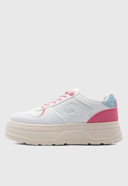 Tenis Blanco-Beige-Rosa Royal County of Berkshire Polo Club