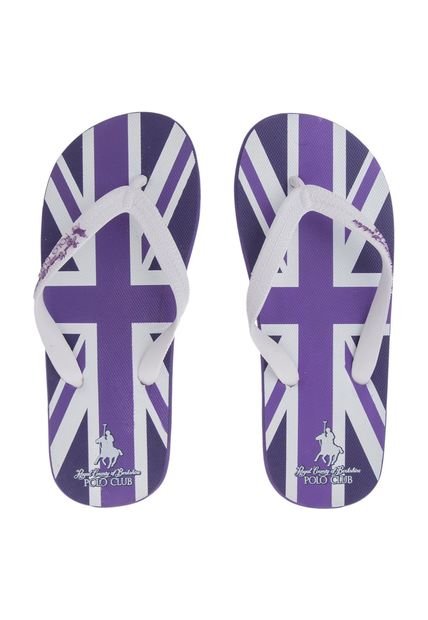 Playera Morado-Blanco Royal County Of Berkshire Polo Club