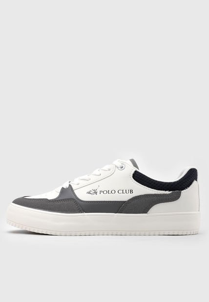 Tenis Lifestyle Blanco-Gris-Negro Royal County of Berkshire Polo Club