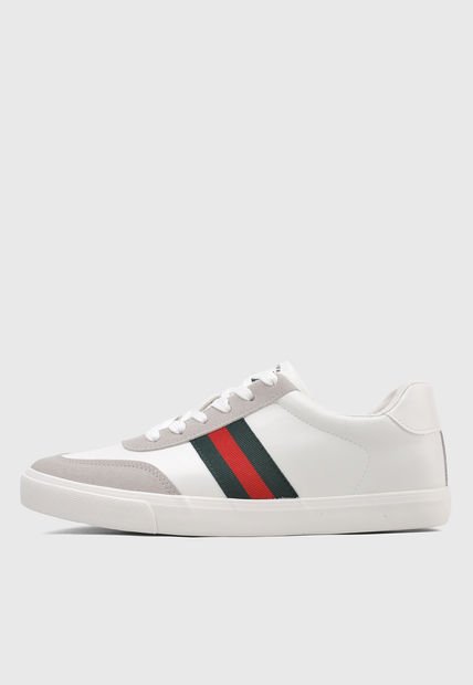 Tenis Lifestyle Blanco-Verde Oscuro-Rojo Royal County of Berkshire Polo Club