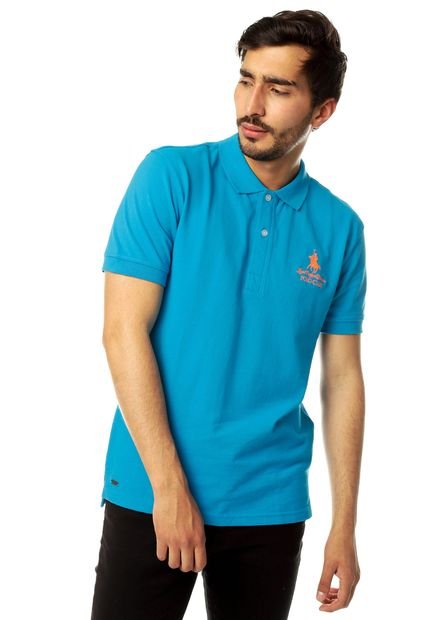 Camiseta Polo Azul Turquesa Royal County Of Berkshire Polo Club