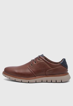 Zapato Formal Café-Azul Navy Royal County of Berkshire Polo Club