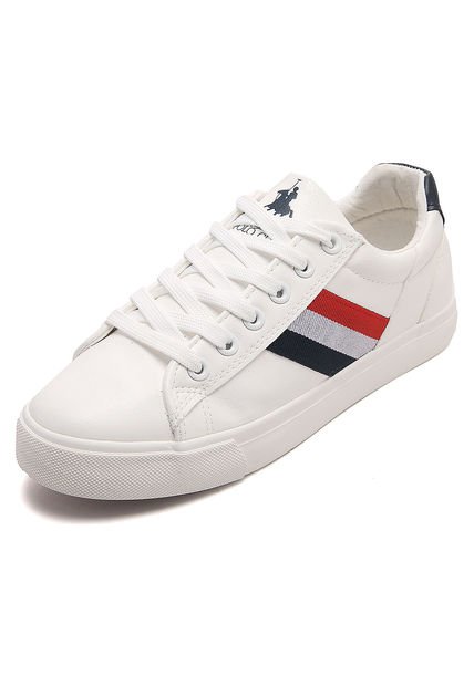 Tenis Blanco-Negro-Rojo Royal County of Berkshire Polo Club