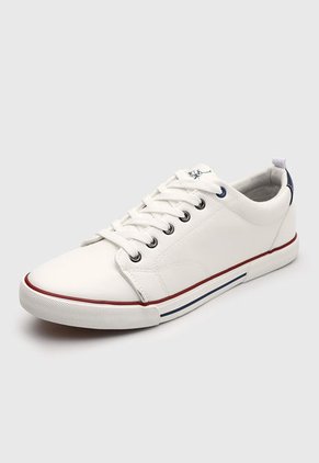 Tenis Lifestyle Blanco-Rojo-Azul Royal County of Berkshire Polo Club