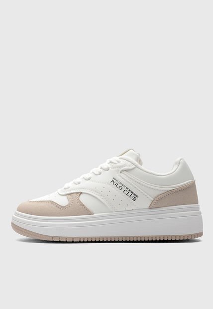 Tenis Lifestyle Blanco-Taupe Royal County of Berkshire Polo Club